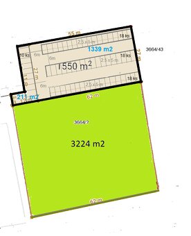 ŽILINA -SPEVNENÁ PLOCHA NA PRENÁJOM-VÝMERA 1550 m2 - 2