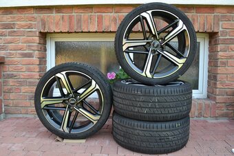 5x112 R19 Letna sada Org. Audi A4 b9 / b8 + 255/35 R19 pneu - 2