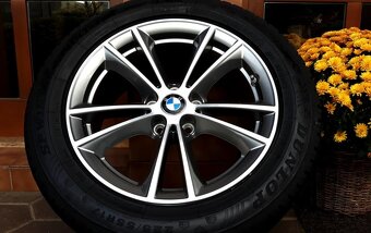 Alu R17 5x112 orig. BMW 5+ zimné 225/55 R17 + TPMS - 2