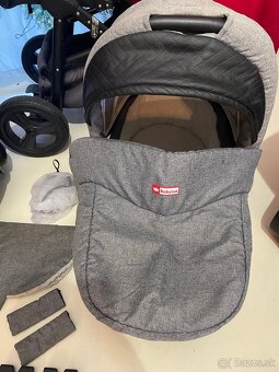 Kočík BabyLux Axel – 3v1 – komplet výbava - 2
