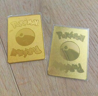 Kovové Pokémon karty - 2