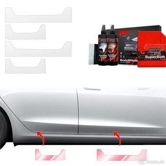 Fólia na prahy Tesla 3 - 2