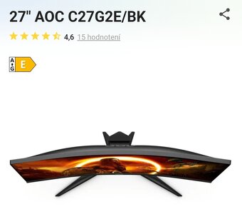 AOC 27 ka zaoblený monitor - 2