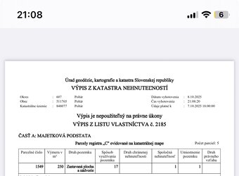 Predám stavebný pozemok v Poltári - 2
