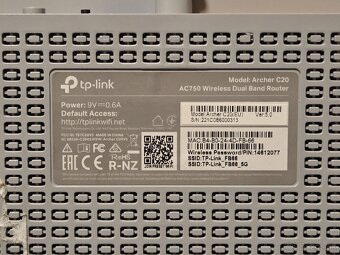 TP-Link Archer C20 AC750 WiFi Router - 2