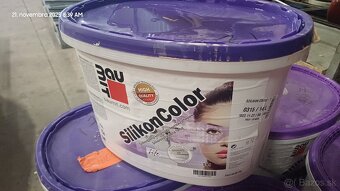 Predám fasádne omietky Baumit SilikonTop. - 2