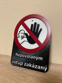 Celoživotné informačne/ dekoračne/výstražne tabuľky - 2