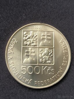 500 kčs J.A. Komenský 1992 - 2