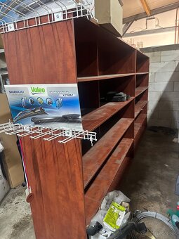 Drevene regale sirka 200cm vyska 190cm hlbka 53cm - 2