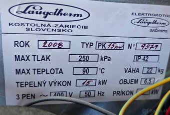 Predám elektrokotol Laugotherm - 2