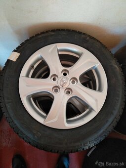 15" TOYOTA YARIS + TPMS zimné pneu,originál. - 2