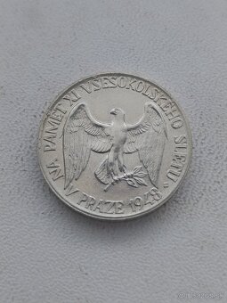 Mince strieborná medaila Všesokolsky slet - 2