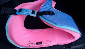 ZLAVA Detská plavecká vesta swimvest+ modro-ružová 15-25 kg - 2