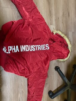 Alpha Industries Bunda Červená - 2