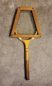 SLAZENGER tenisová raketa, cca 100 ročná - 2