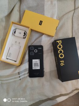 Predám Poco F6 8/256GB novy,cierny,bez zaruky - 2