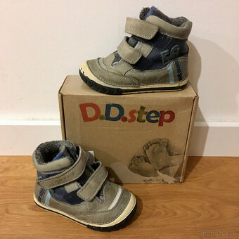 D.D.Step chlapcenske zimne kozene cislo 20 - barefoot - 2