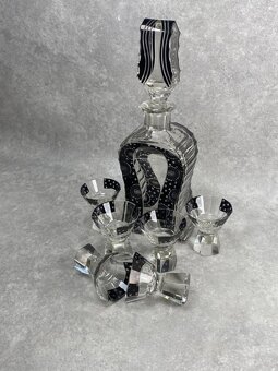 Art deco likérový set Karel Palda - 2