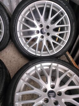 4ks alu disky orig. Audi 5x112 R19 pneu 245/40 r19 - 2
