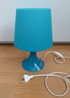 Modrá stolová lampa (Ikea) - 2