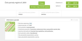 Prodej spoluvlastnického podielu lesného pozemku Dechtice - 2