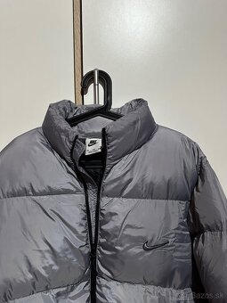 Zimná bunda Nike - sivá L/XL - 2