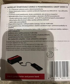 Mobilny Štartovaci Zdroj s Power Bankou - 2