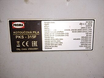 Formatovacia píla - 2