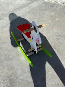 Drevený hojdaci konik - 2