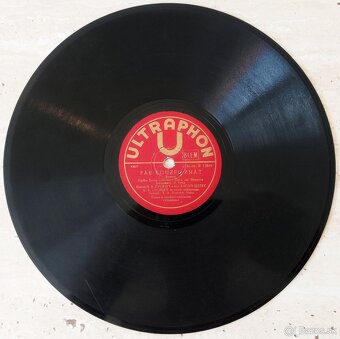 R. A. Dvorský a jeho orchestr, 4 staré šelakové gramodesky - 2