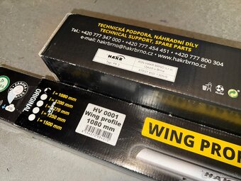 Strešný nosič Hakr Wing Profile HV 0001 a pätky HV 0013 - 2