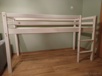 Detská vyvýšená posteľ s matracom - 2