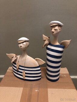 Dekoračné sošky - Chlapec a dievča - 2