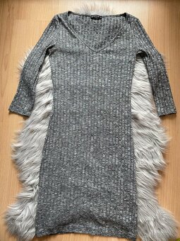 2x šaty s dlhým rukávom - 2