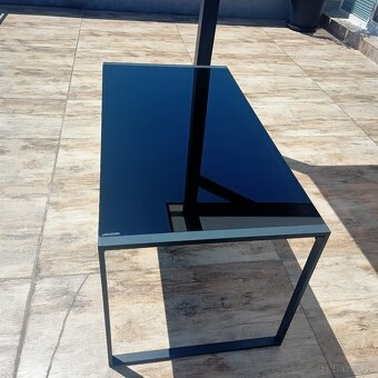 Záhradný jedálenský stôl antracit - 2