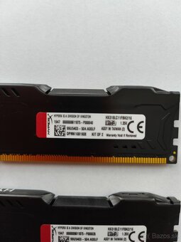 Kingston HyperX Fury Black 16GB (2x8GB) DDR3L RAM - 2