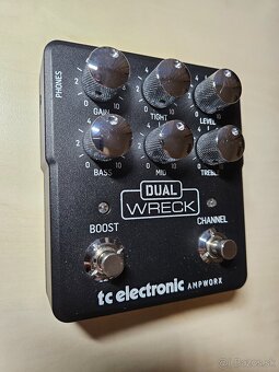 Gitarový pedál TC Electronic Ampworx Dual Wreck distortion - 2