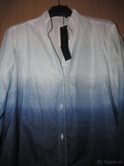 Modro biela blúzka s visačkou v. 42 - 2