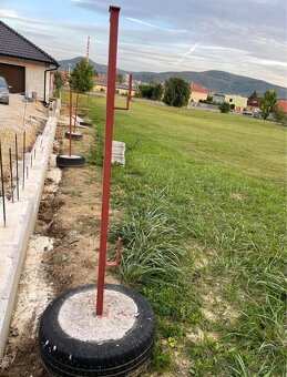 Provizórnej oplotenie - stĺpiky - 2