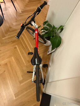 Detský bicykel woom 4, 20", červeno-biely - 2