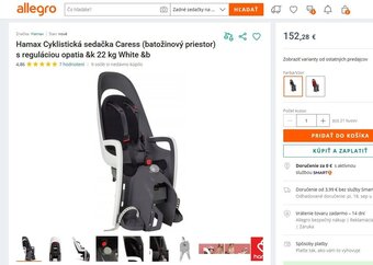 Cyklistická sedačka HAMAX Caress - 2