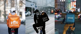 Elektrický bicykel na prenájom - Wolt, Bolt Food, Bistro - 2