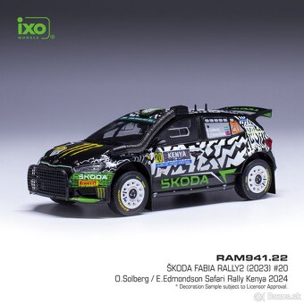 Modely Škoda Fabia Rally2 1:43 IXO - 2