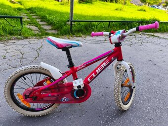 Dievčenský detský bicykel CUBE Kid 160 - 2