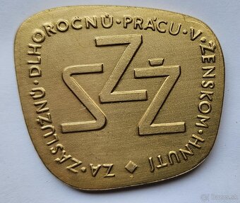 Medaila za zasluznu dlhorocnu pracu v zenskom hnuti - 2