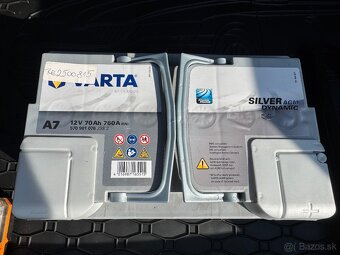 Baterka Varta AGM 70Ah 760A - 2