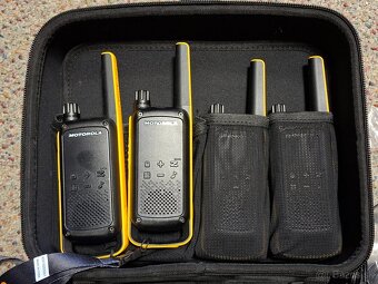 VYSIELAČKY Motorola TLKR T82 Extreme, Quadpack, žltá/čierna - 2
