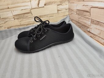 Leguano 48 - pánske čierne barefoot topánky - 2