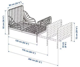 Detská rastúca posteľ - 2