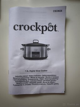 Predám nový nepoužívaný Pomalý Hrniec Crock Pot - 2